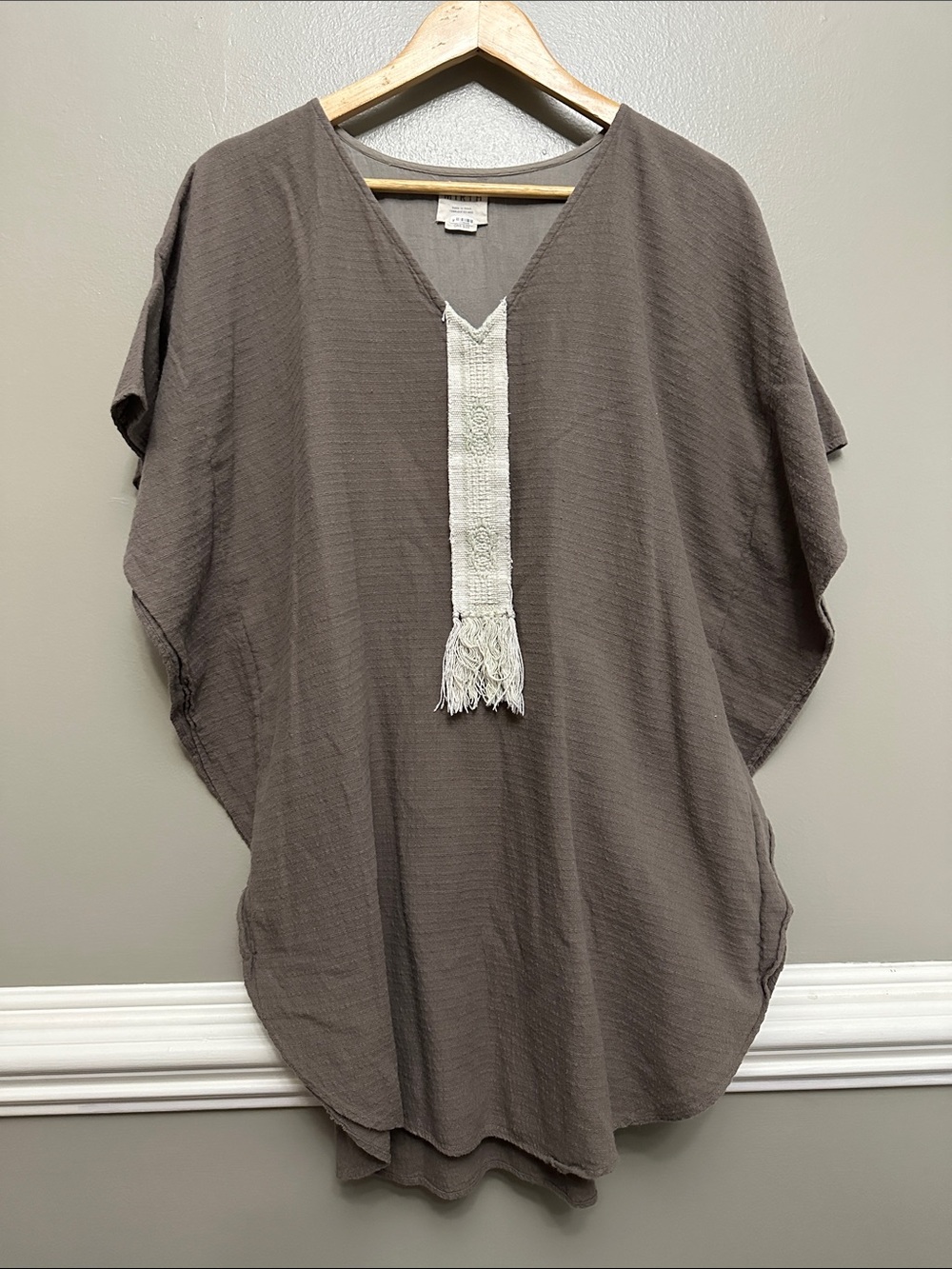 Womens Mirth army green caftan Sz OS